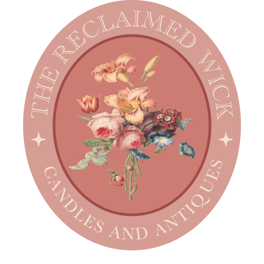 The Reclaimed Wick Candles and Antiques logo